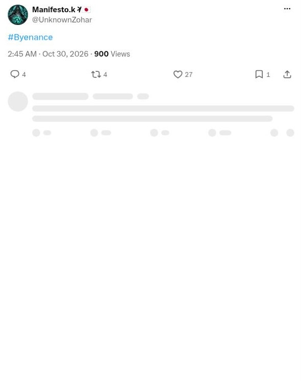 Screenshot of @UnknownZohar's post: One Hashtag Says It